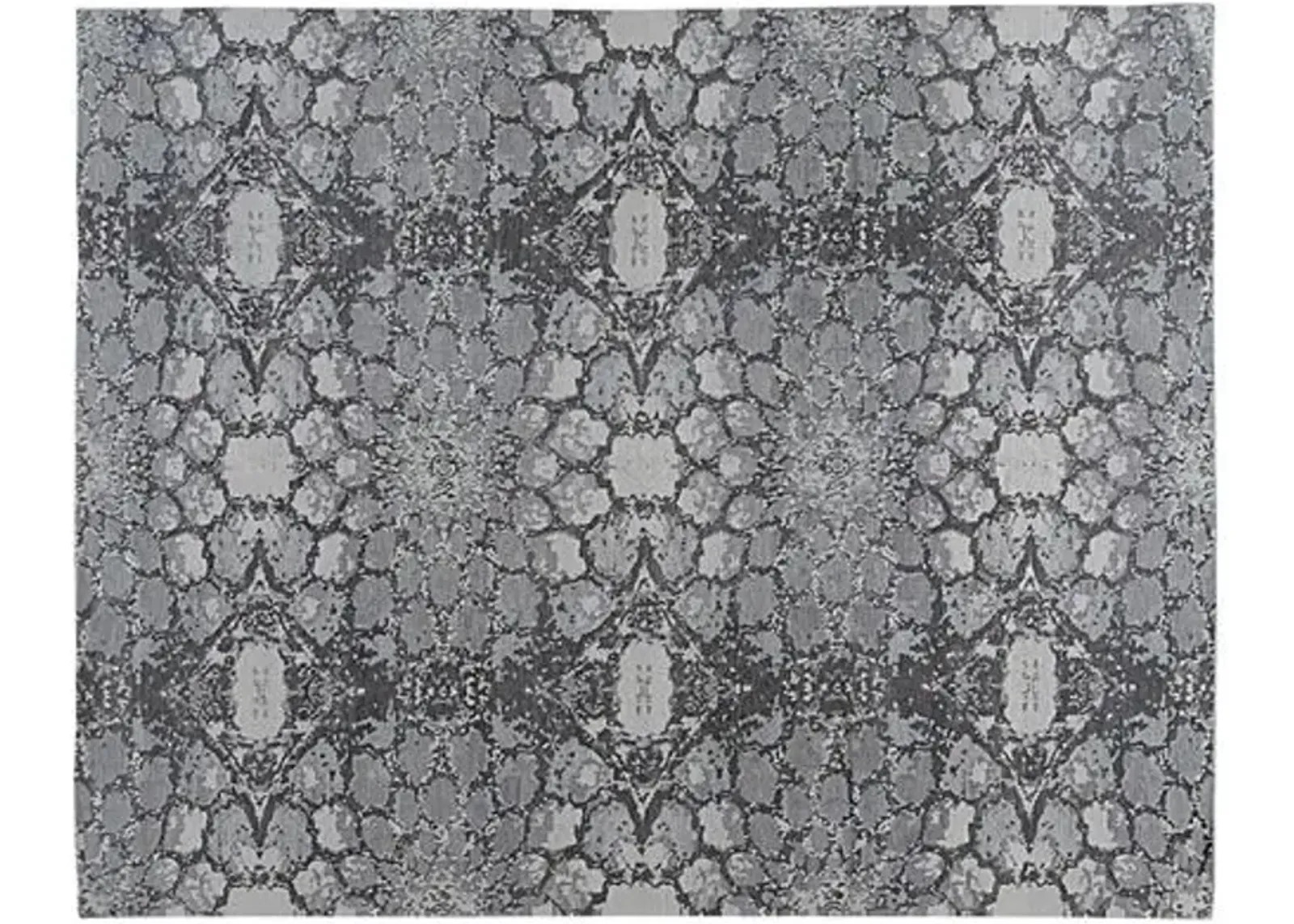 Maurice Hand-Knotted Rug - Gray/Black - STARK - Gray