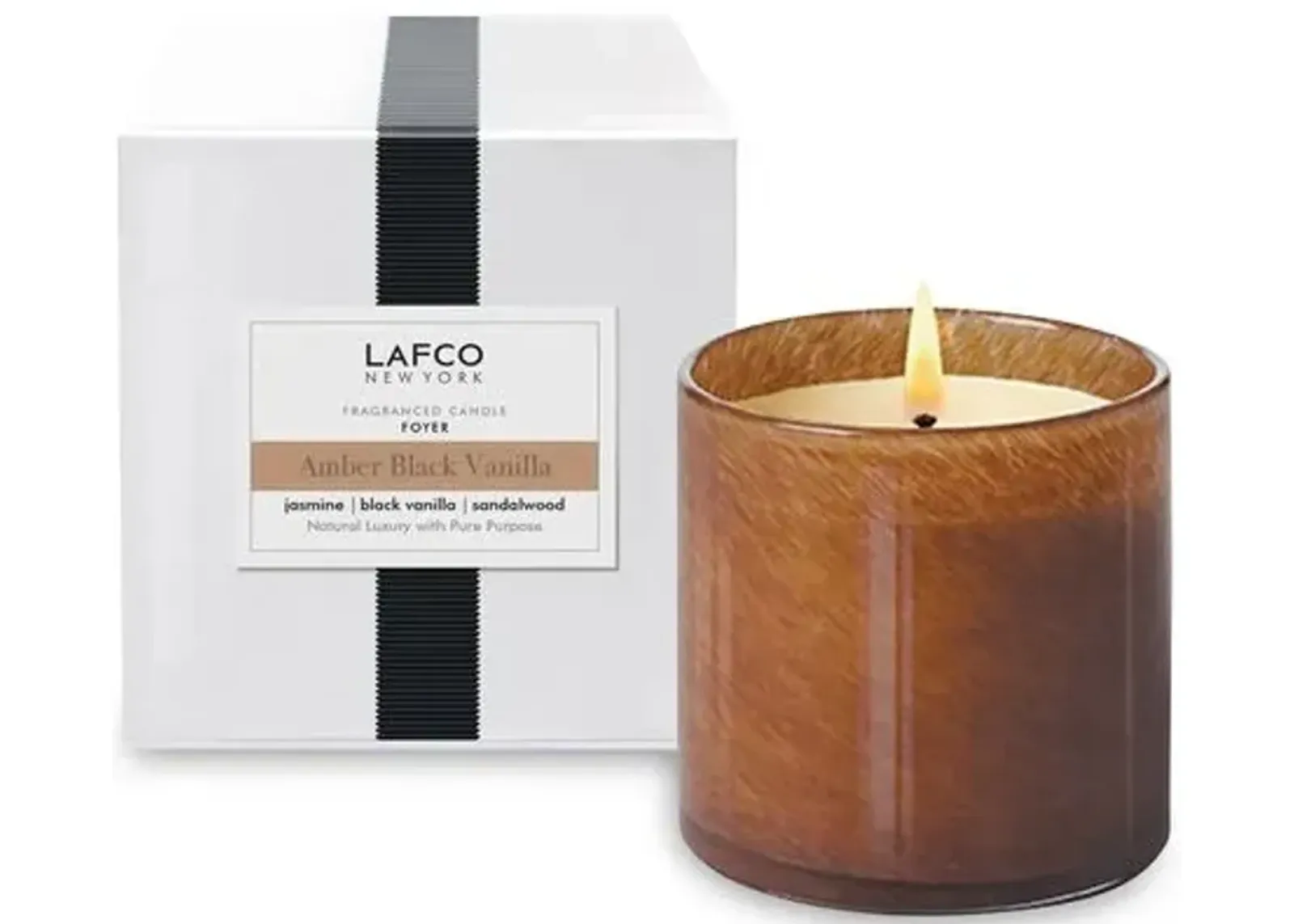 Classic 6.5 oz Candle - Amber Black Vanilla - LAFCO New York