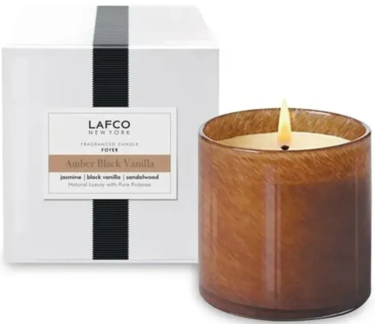 Classic 6.5 oz Candle - Amber Black Vanilla - LAFCO New York