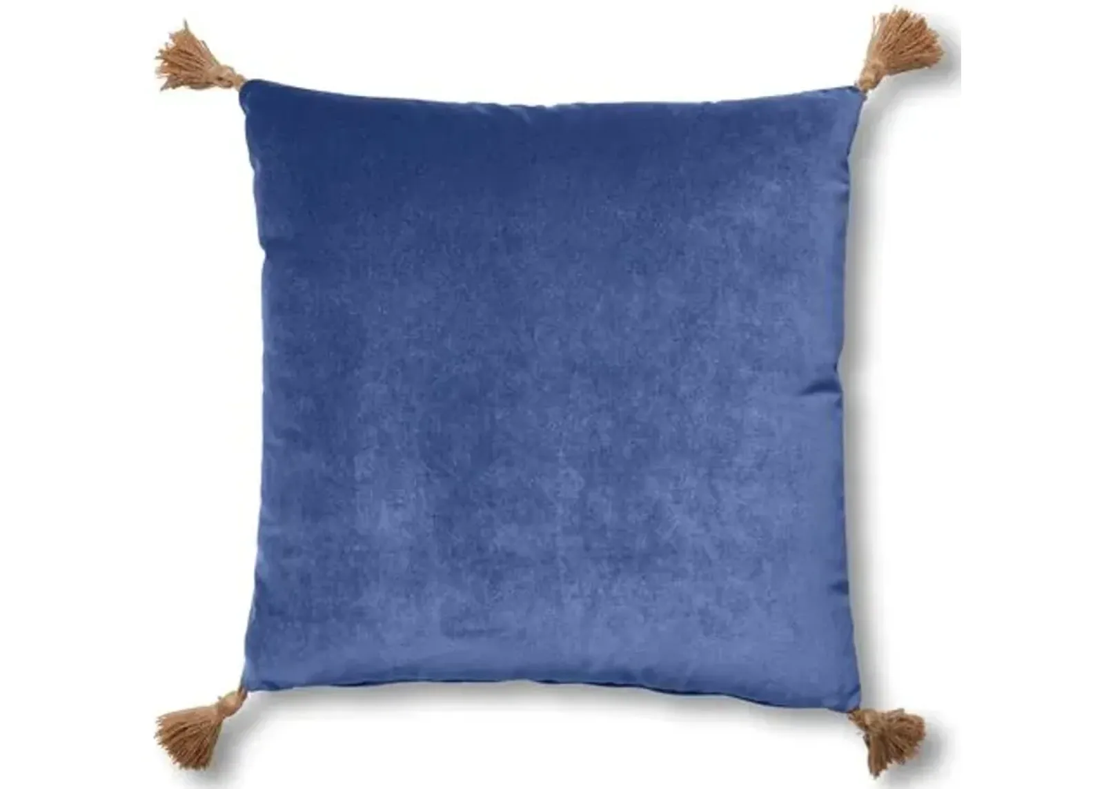 Lou 19x19 Pillow - Cobalt Velvet