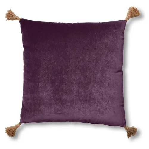 Lou 19x19 Pillow - Fig Velvet