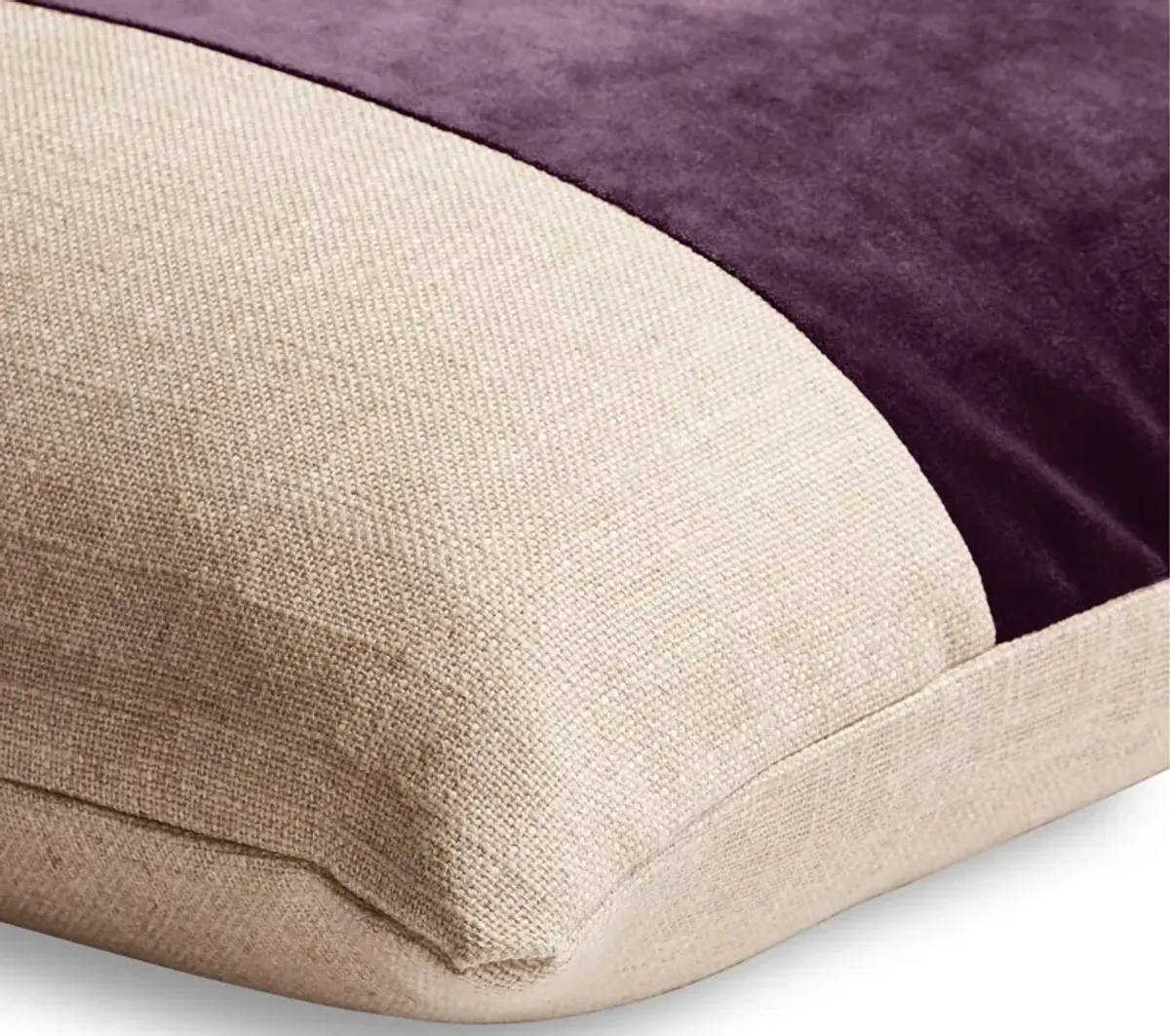 Blakely 19x19 Pillow, Natural/Fig