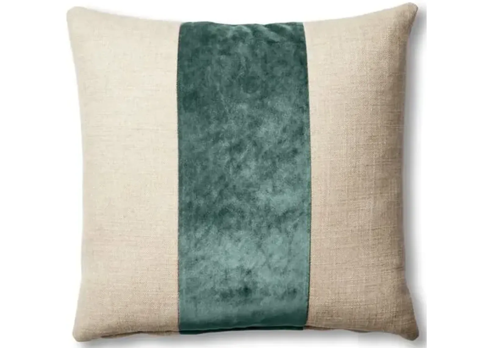 Blakely 19x19 Pillow - Natural/Jade