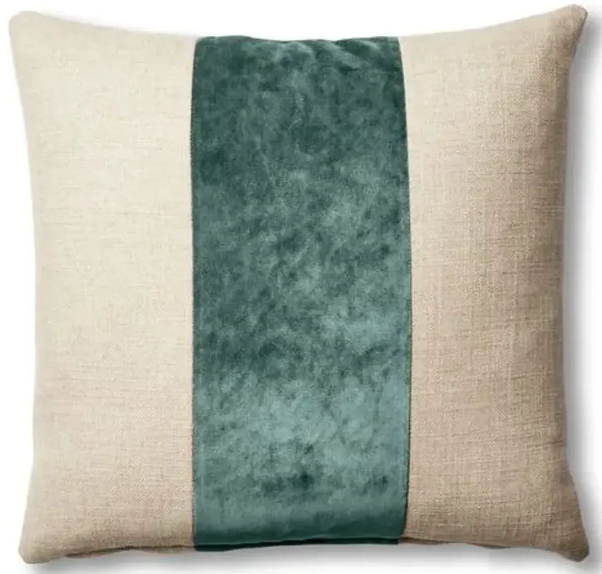 Blakely 19x19 Pillow - Natural/Jade