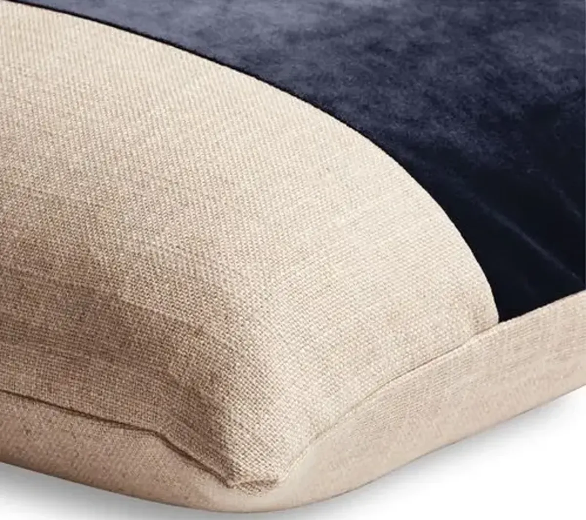 Blakely 19x19 Pillow - Natural/Navy