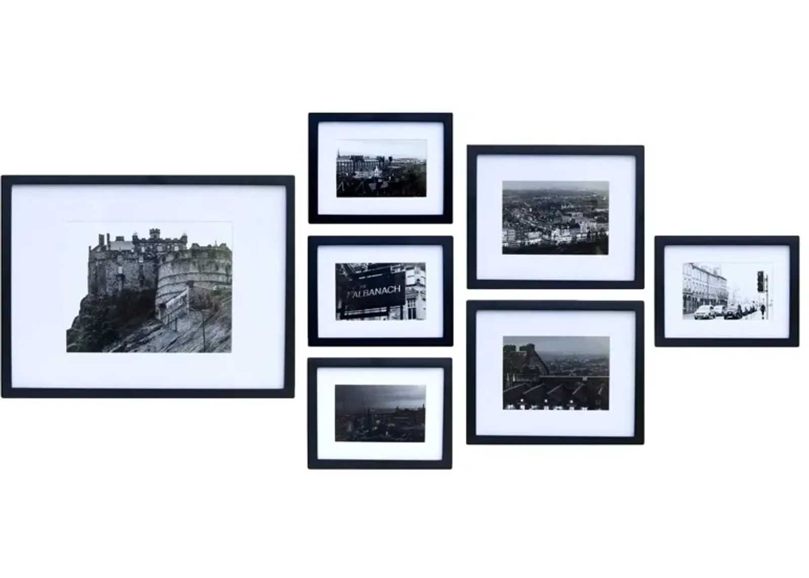 Framed Black & White Edinburgh Prints S7 - Interesting Things