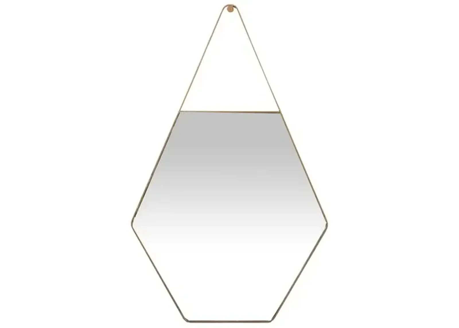 Lovell Wall Mirror - Brushed Gold - Gabby