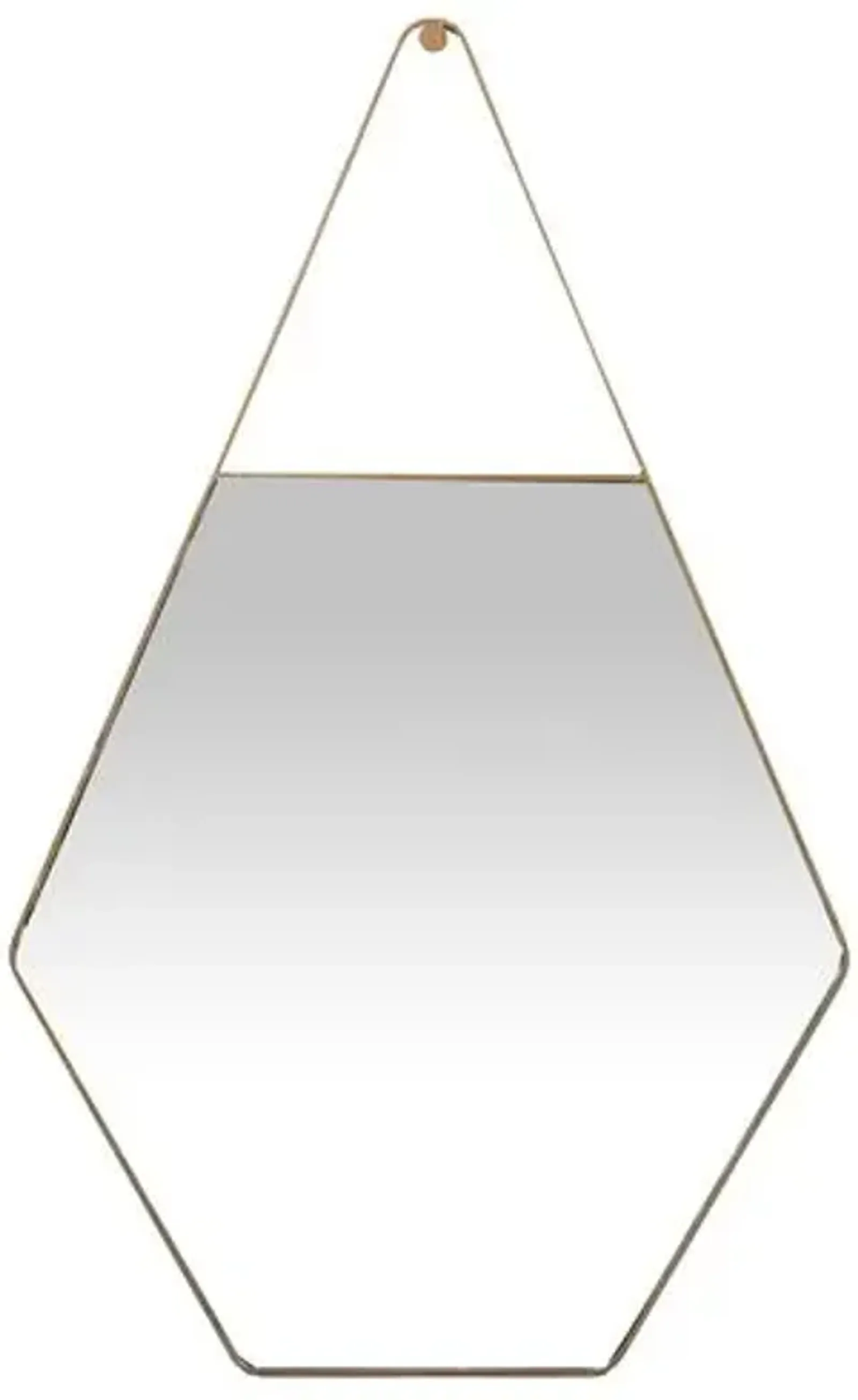 Lovell Wall Mirror - Brushed Gold - Gabby