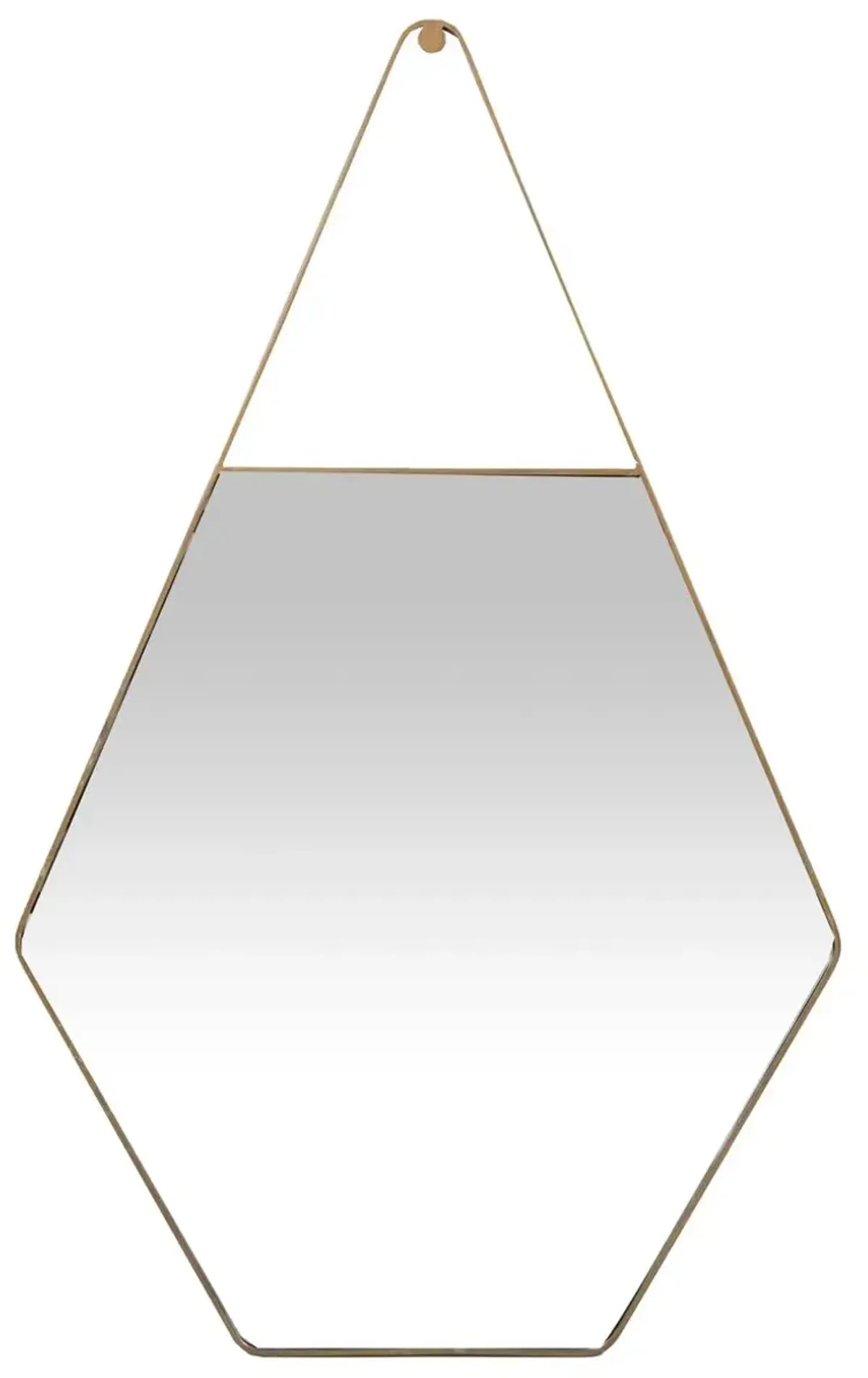 Lovell Wall Mirror, Brushed Gold
