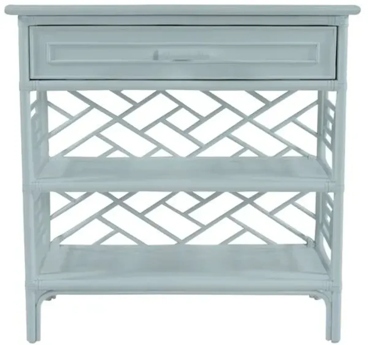 Chippendale Side Table - Light Blue