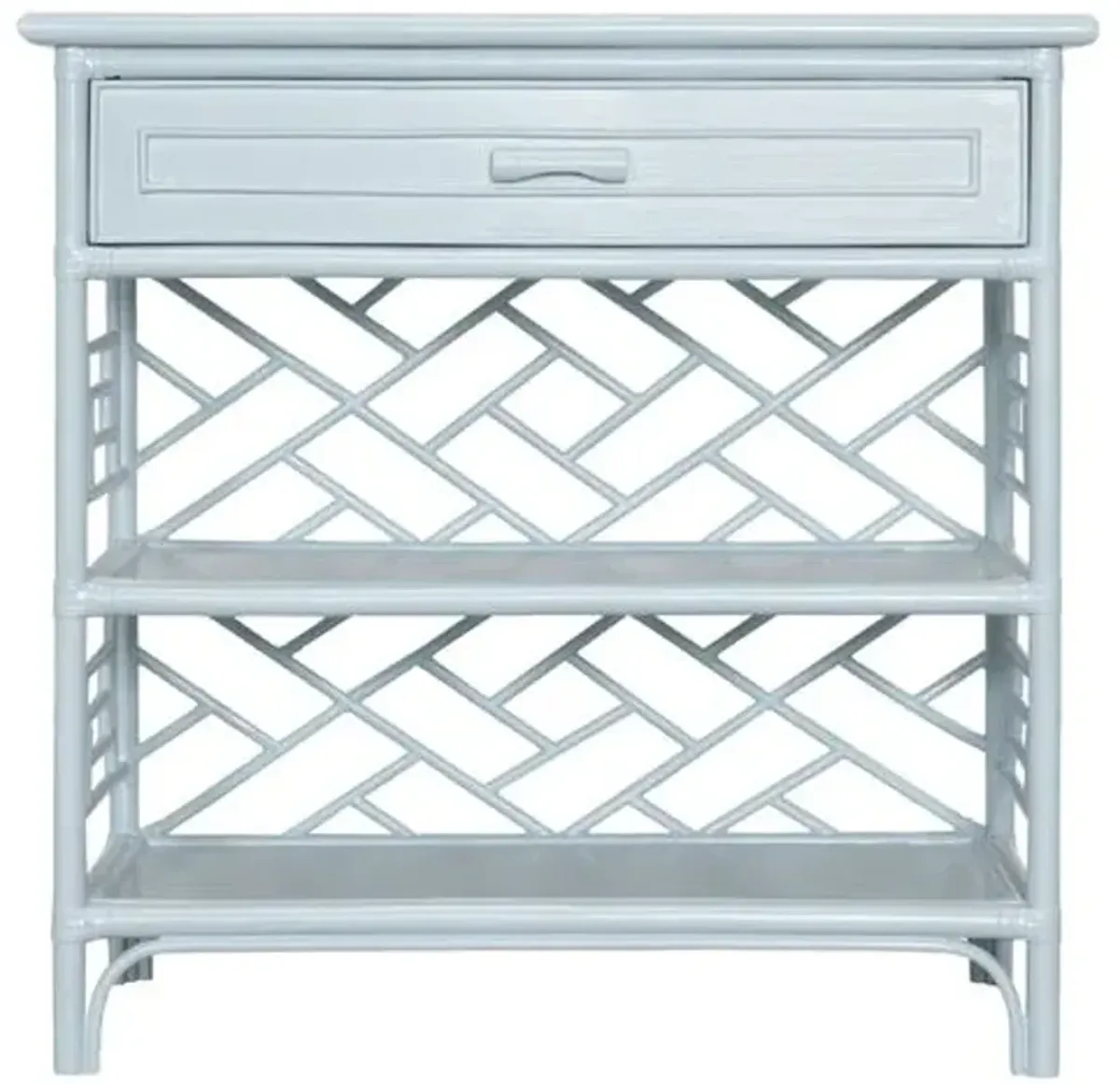 Chippendale Side Table - Light Blue