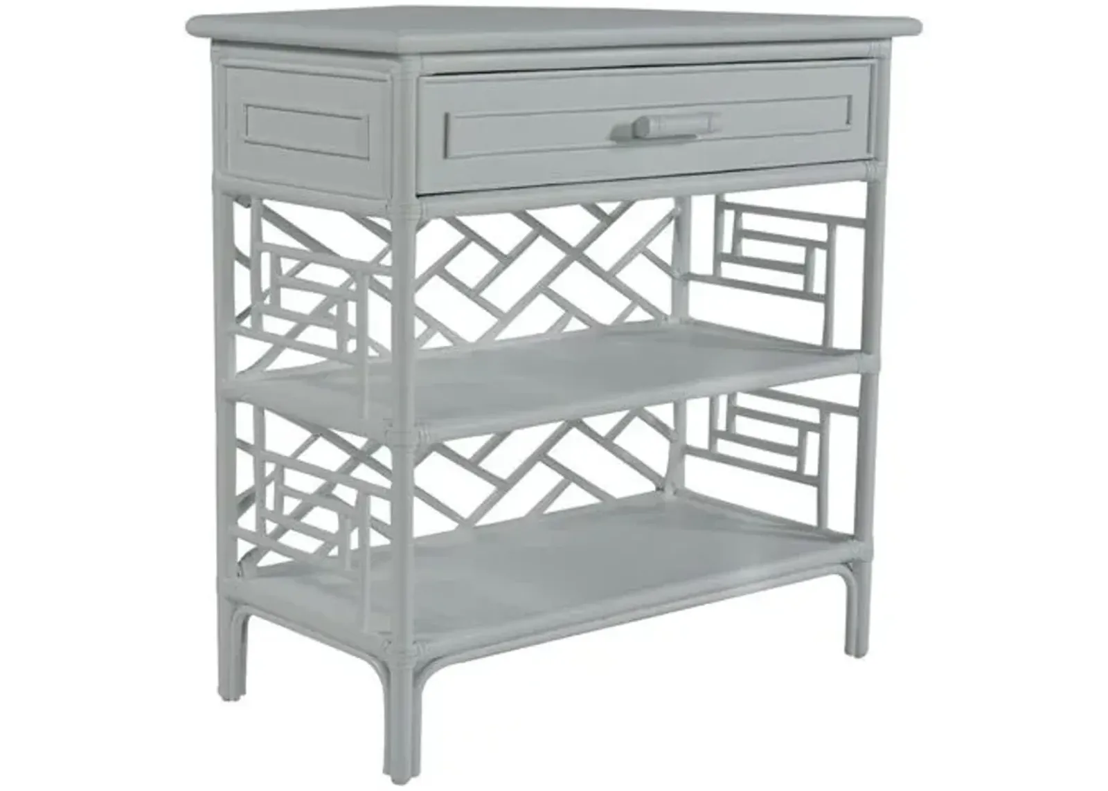 Chippendale Side Table - Light Gray