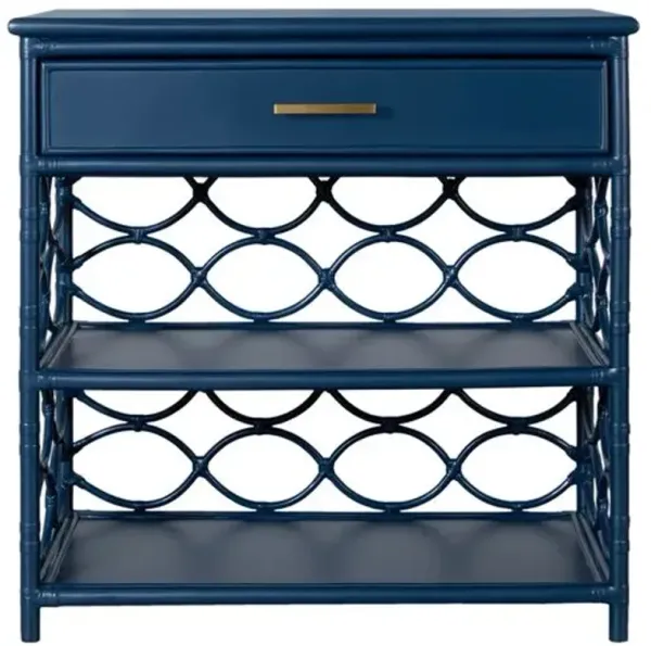 Isla Side Table - Navy - Blue