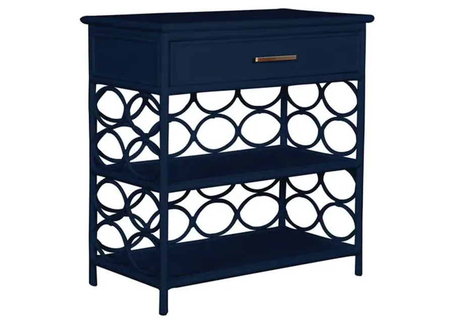 Isla Side Table - Navy - Blue