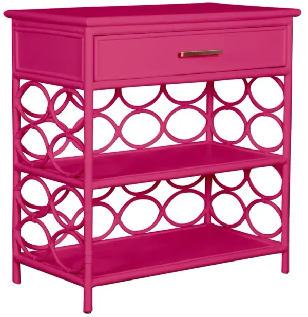 Isla Side Table, Hot Pink