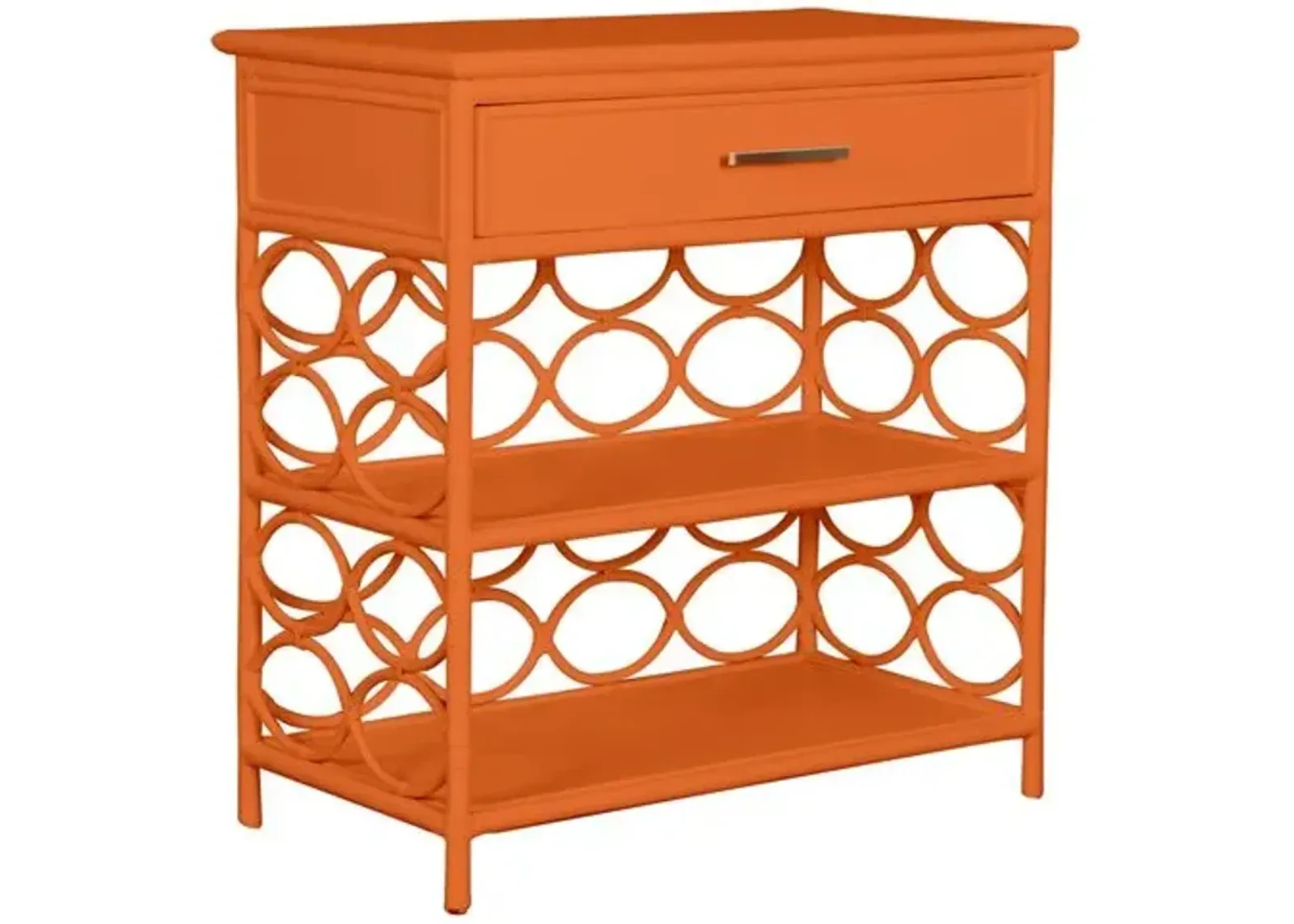 Isla Side Table - Citrus Orange