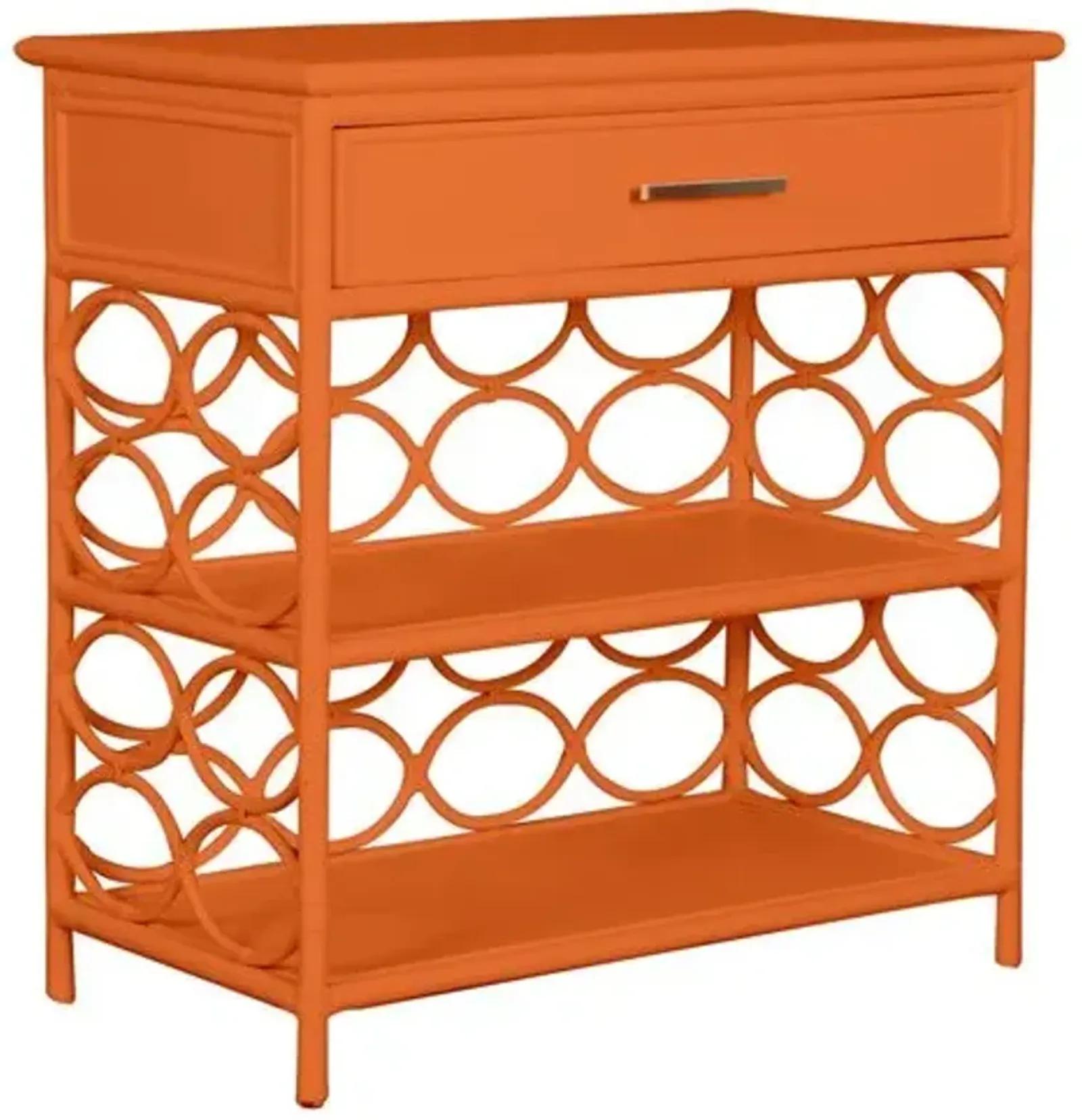 Isla Side Table - Citrus Orange