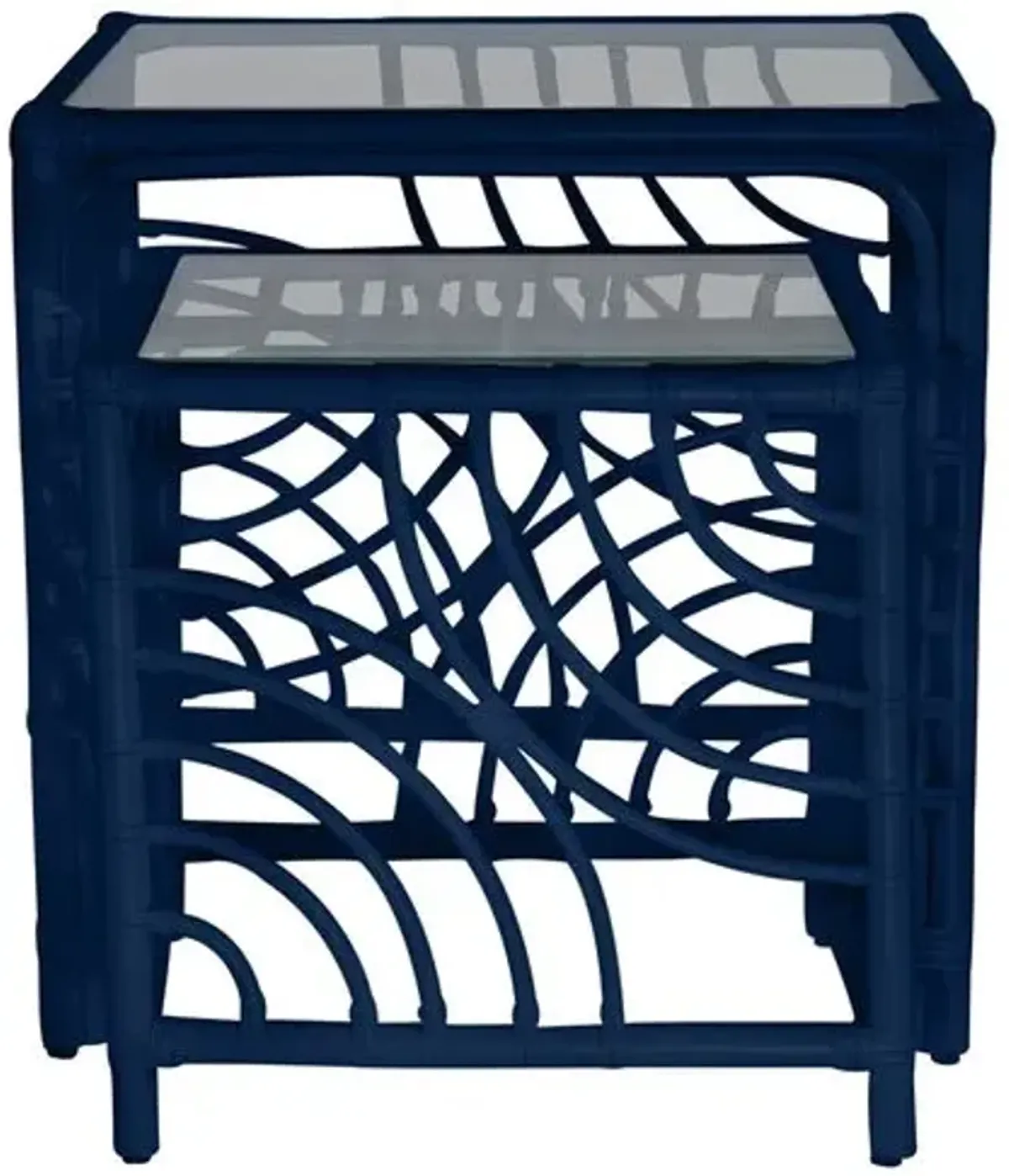 Swirl Nesting Tables - Navy - Blue