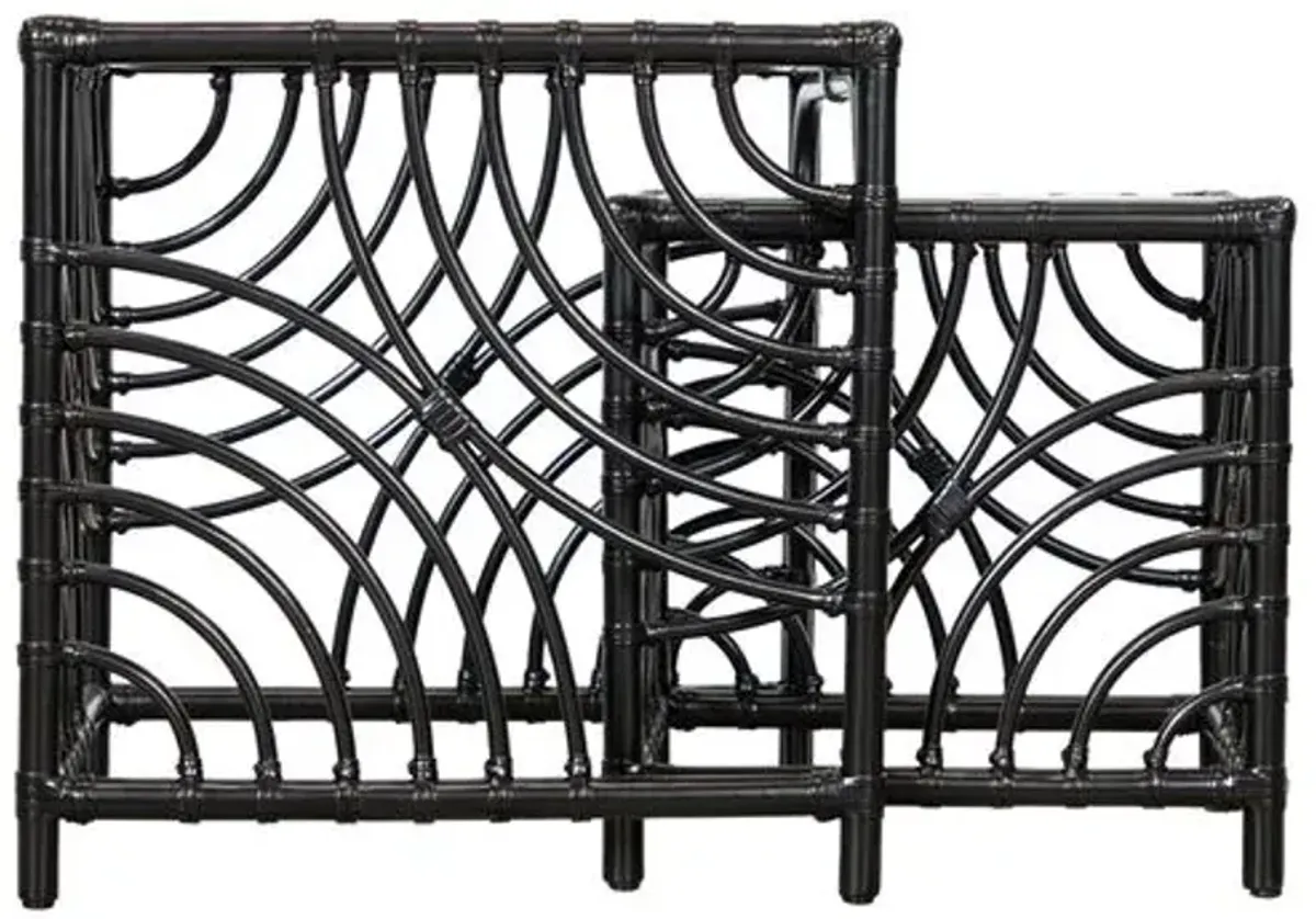 Swirl Nesting Tables - Black