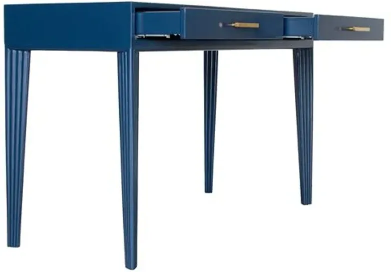 Barcelona Desk - Navy - Blue