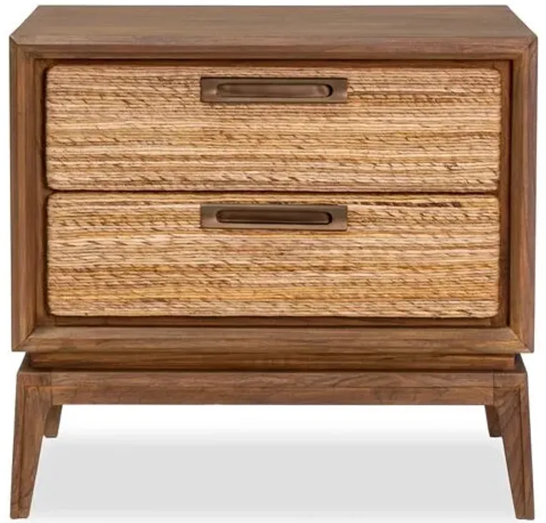 Gemma Nightstand - Teak - Brownstone Furniture