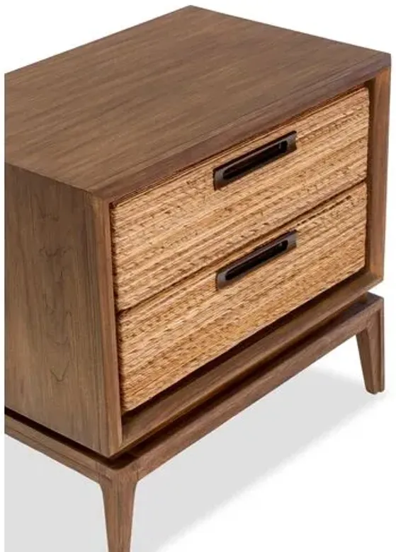 Gemma Nightstand - Teak - Brownstone Furniture