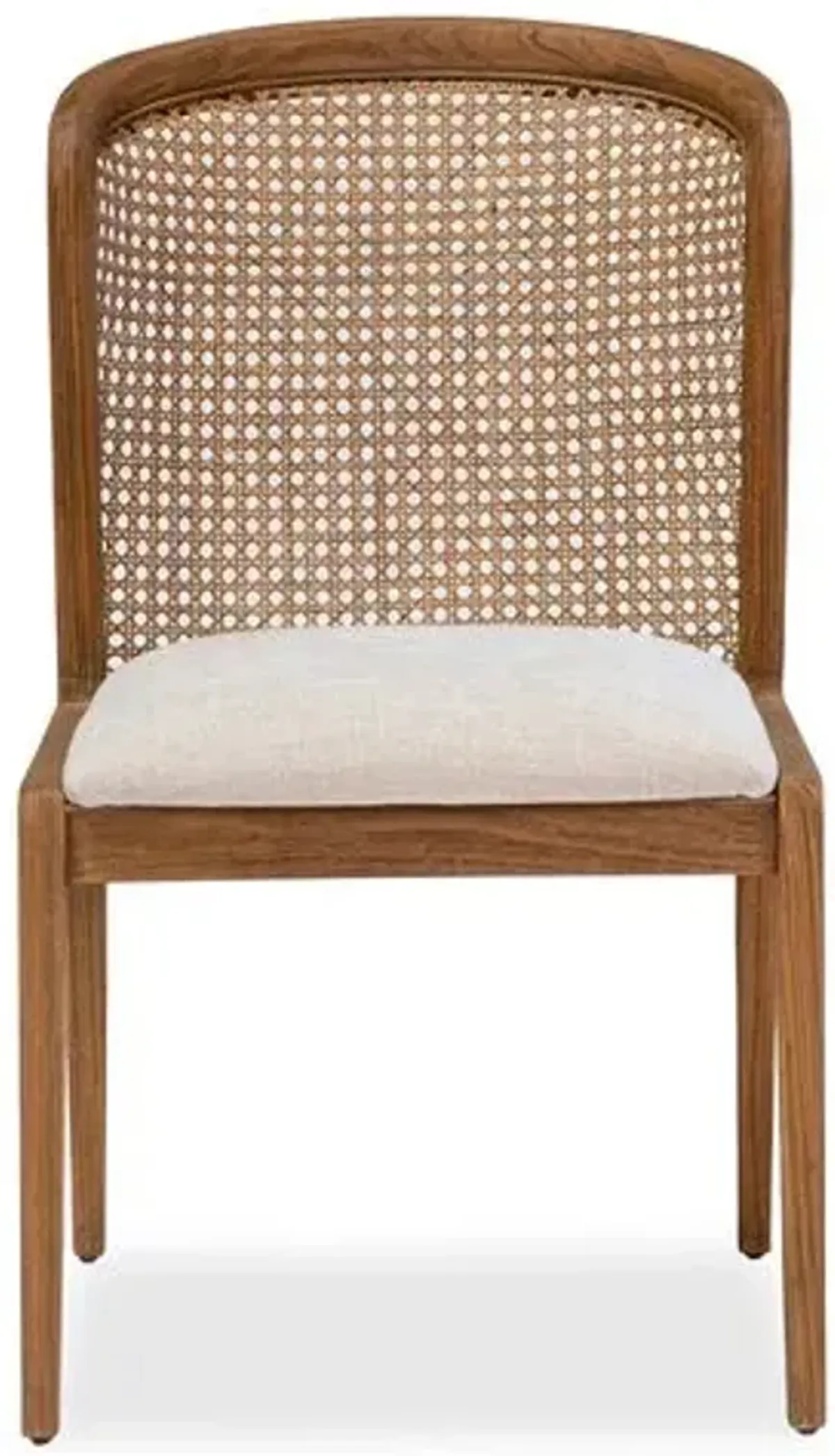 Gabby Cane Side Chair - Beige Crypton - Brownstone Furniture - Handcrafted