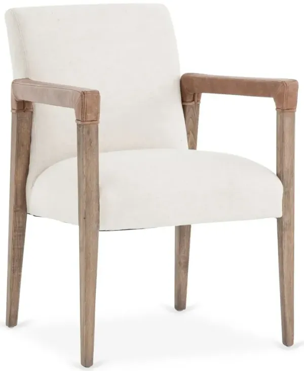 Fairlee Dining Arm Chair, Natural Linen