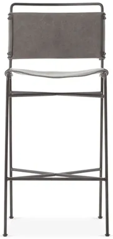 Jackson Barstool - Stonewash Gray