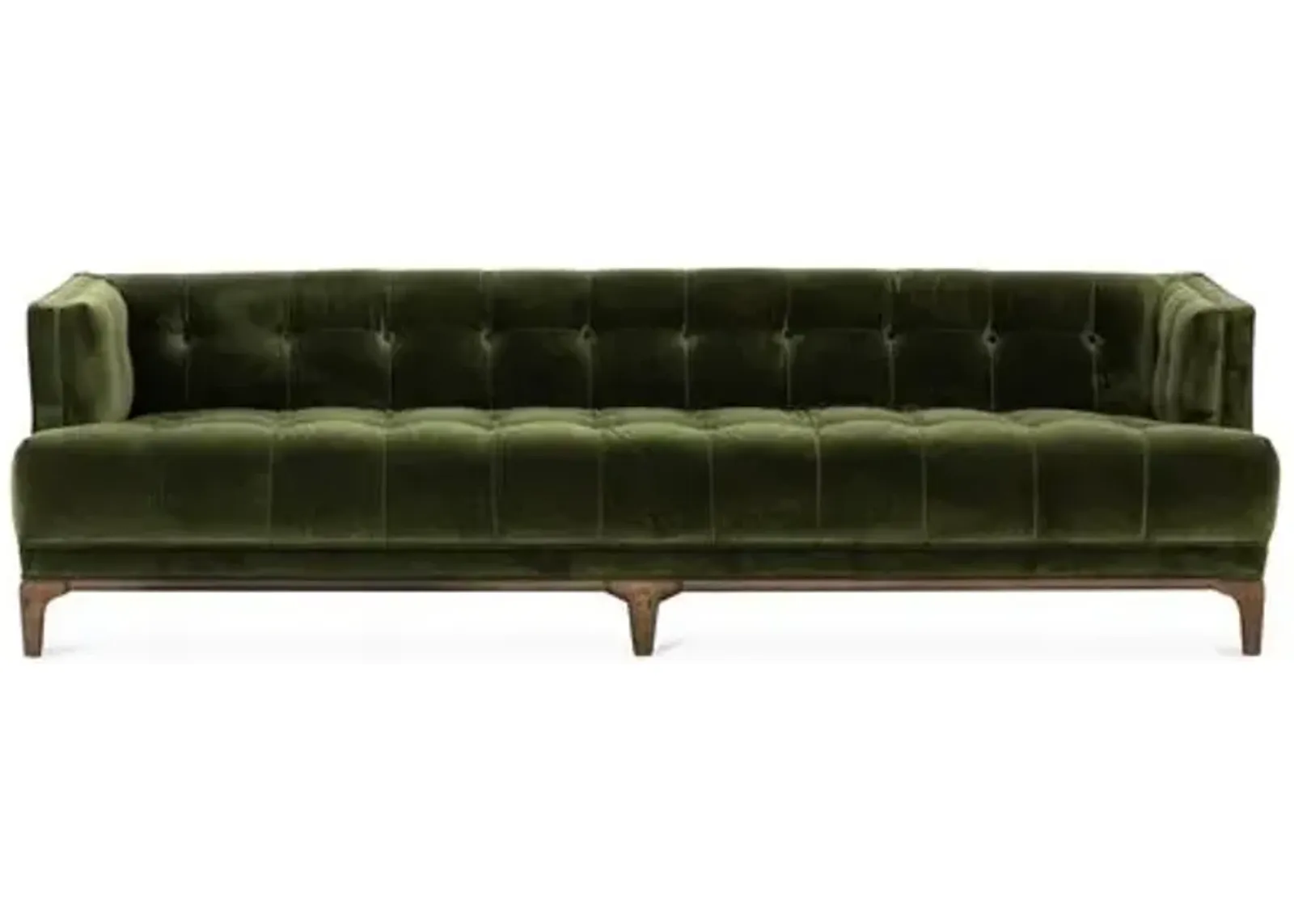 Caledonia Sofa - Sapphire Olive Velvet