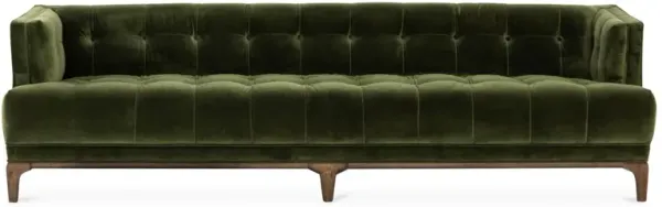 Caledonia Sofa, Sapphire Olive Velvet