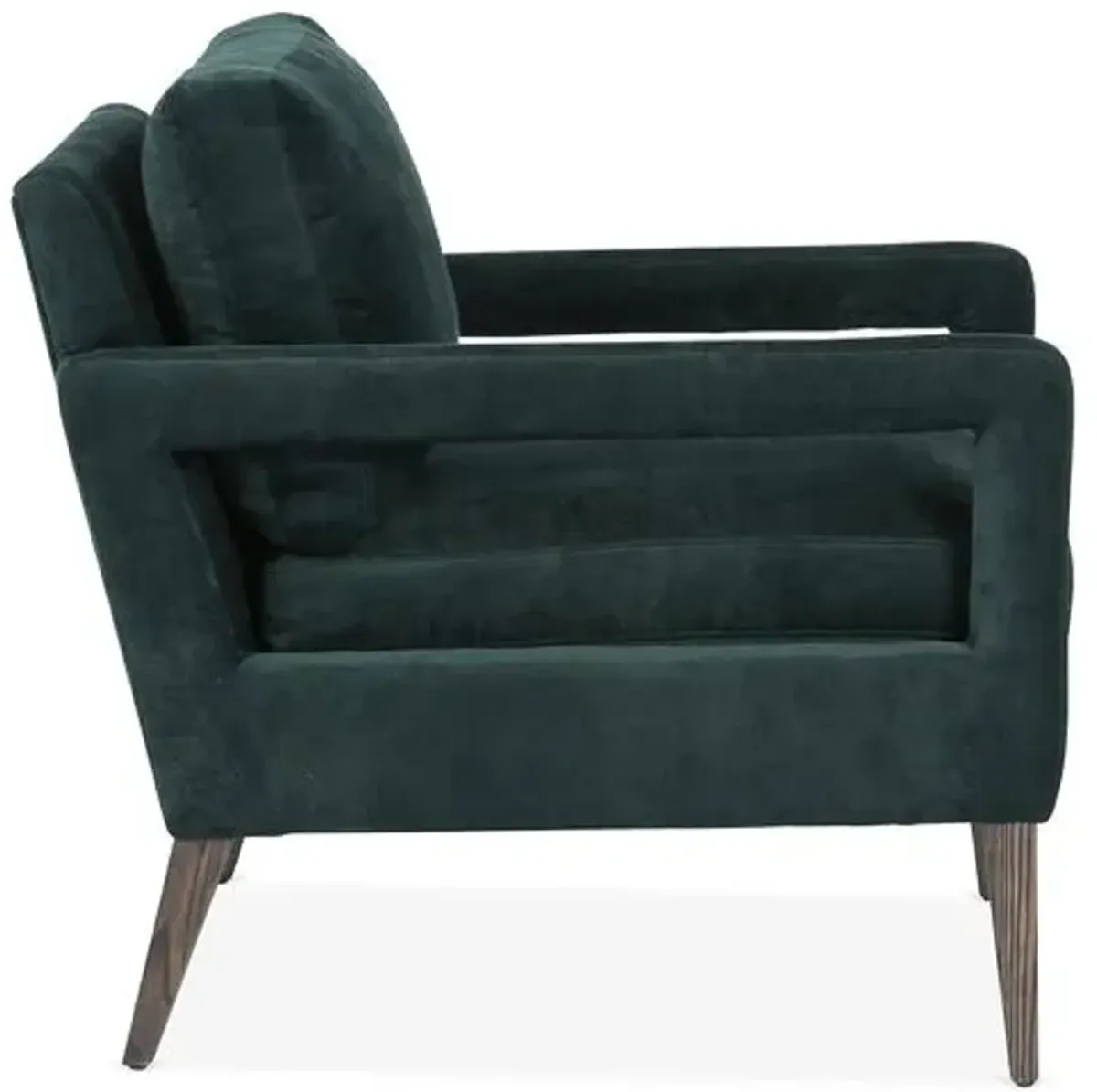 Landsgrove Chair - Emerald Velvet - Green