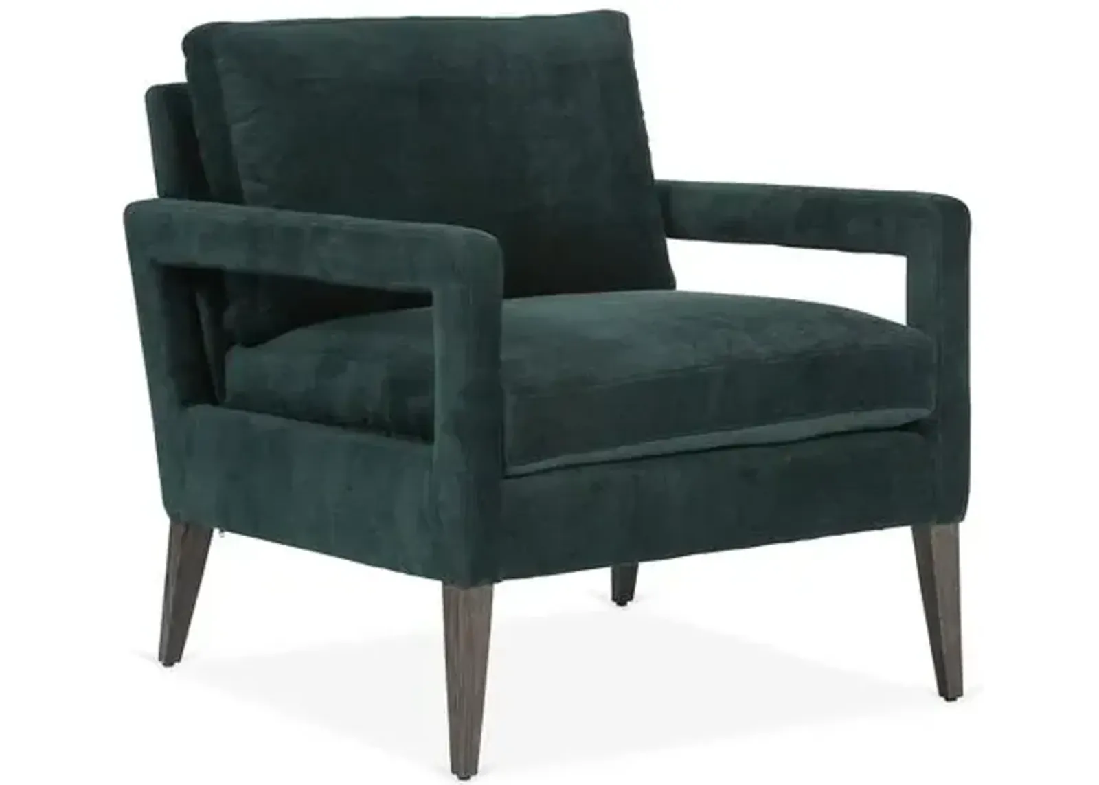 Landsgrove Chair - Emerald Velvet - Green