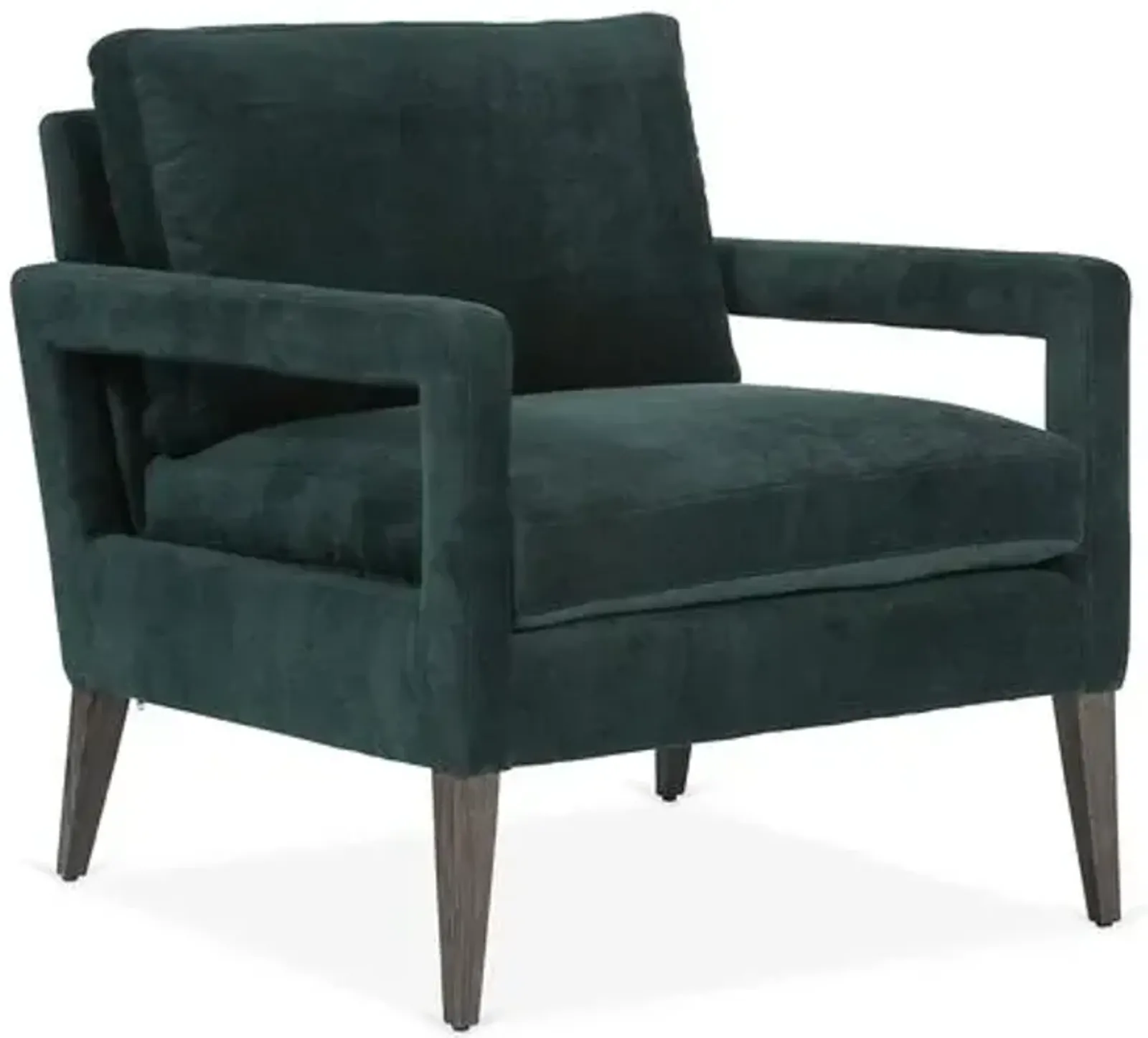 Landsgrove Chair - Emerald Velvet - Green