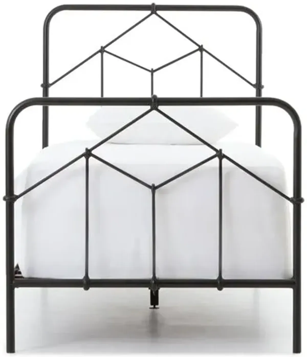 Quinn Iron Bed - Sandblasted Vintage Black