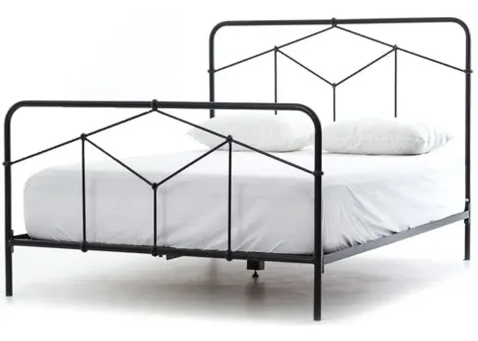 Quinn Iron Bed - Sandblasted Vintage Black