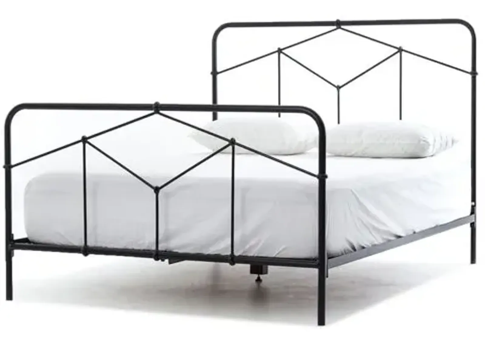 Quinn Iron Bed - Sandblasted Vintage Black