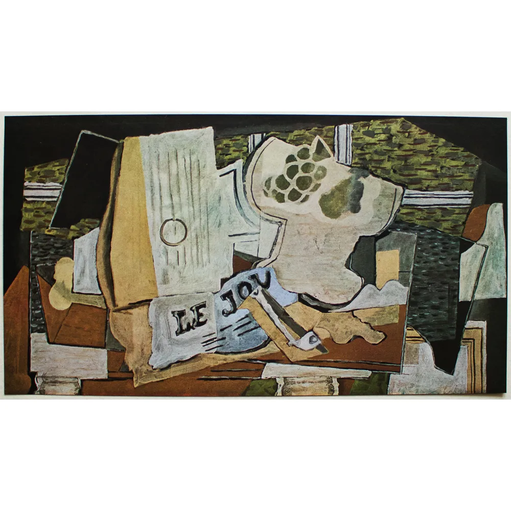 1940s Georges Braque - The Newspaper - Brown