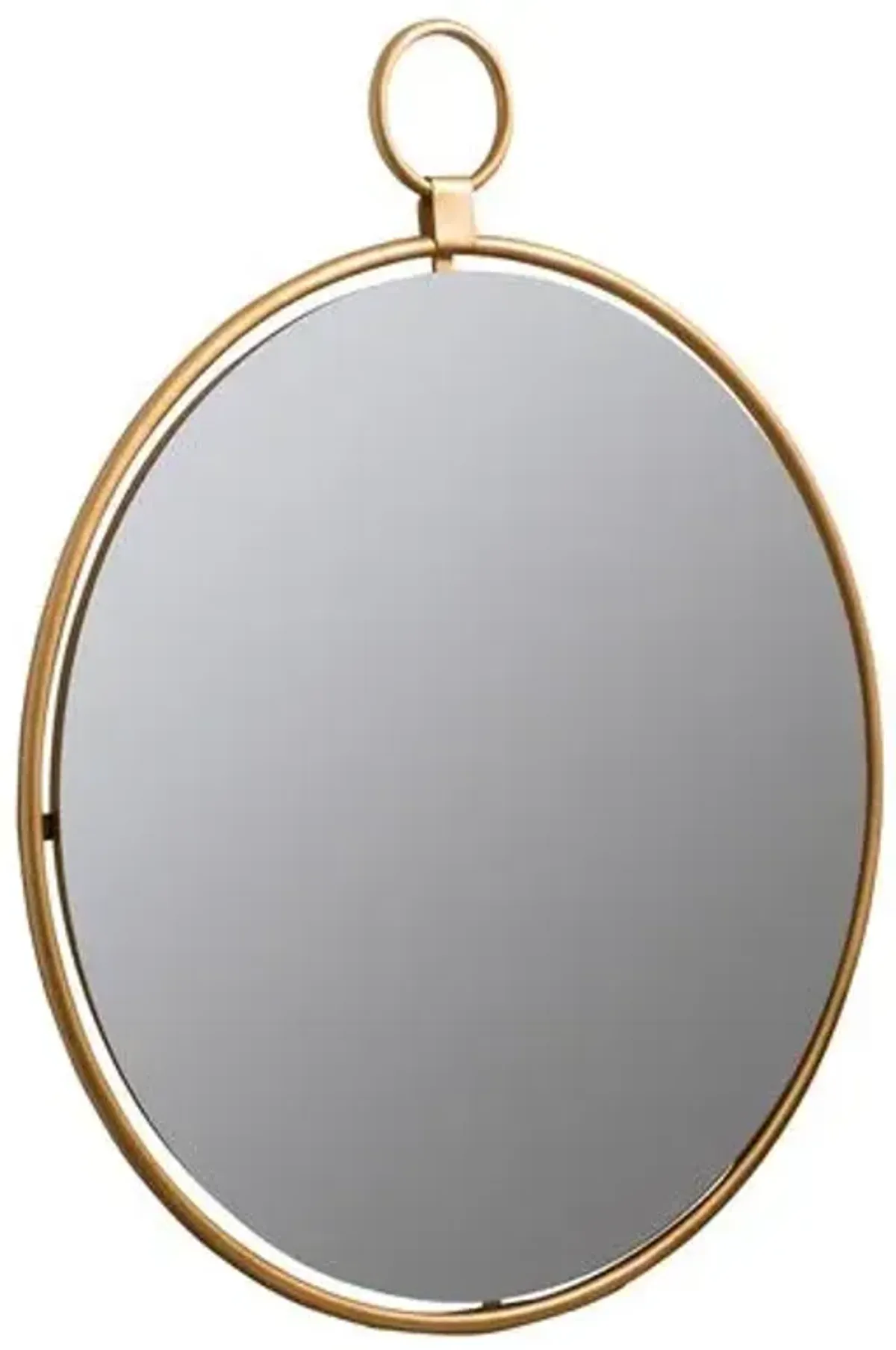 Lynden Round Wall Mirror - Gold