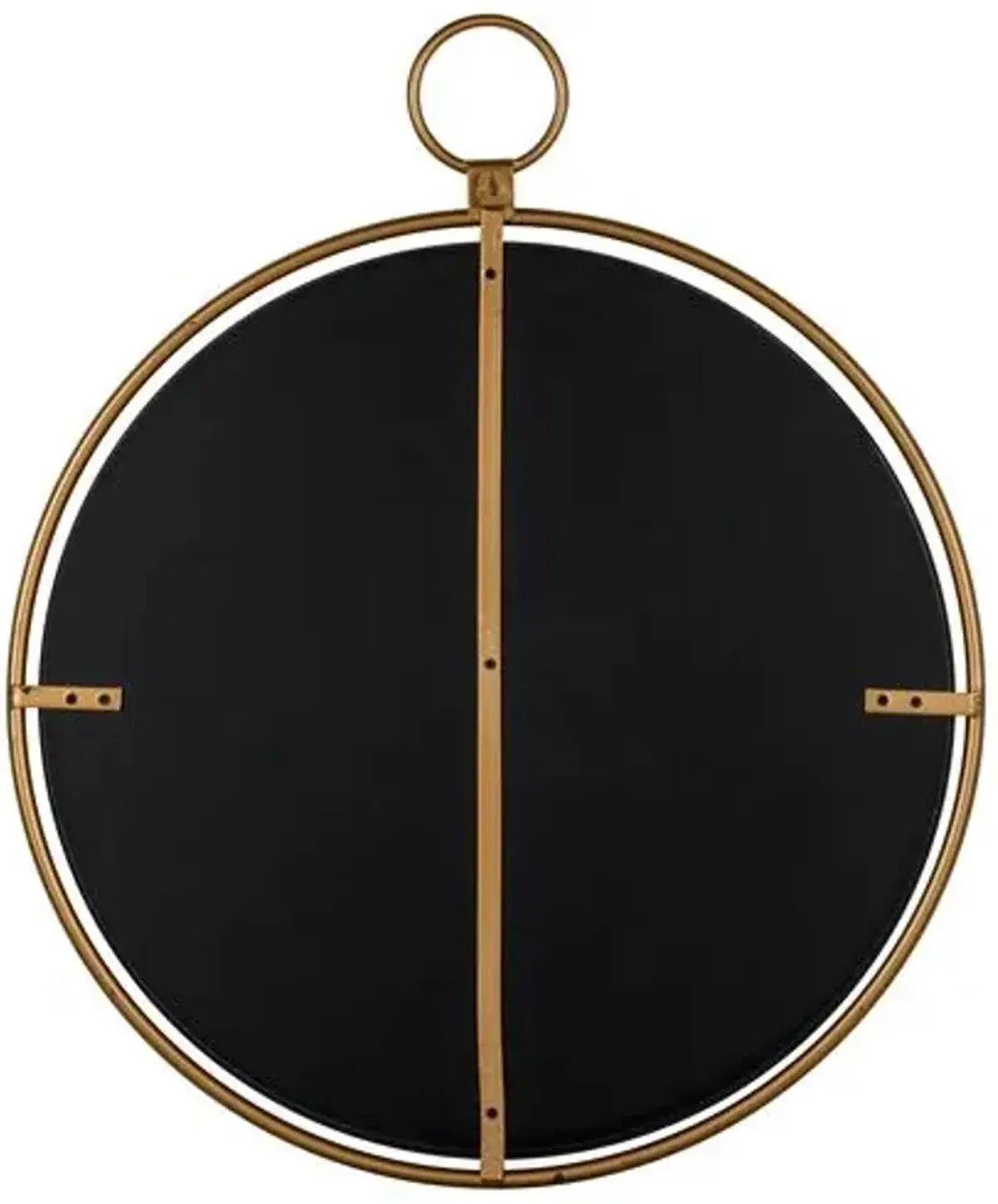 Lynden Round Wall Mirror - Gold