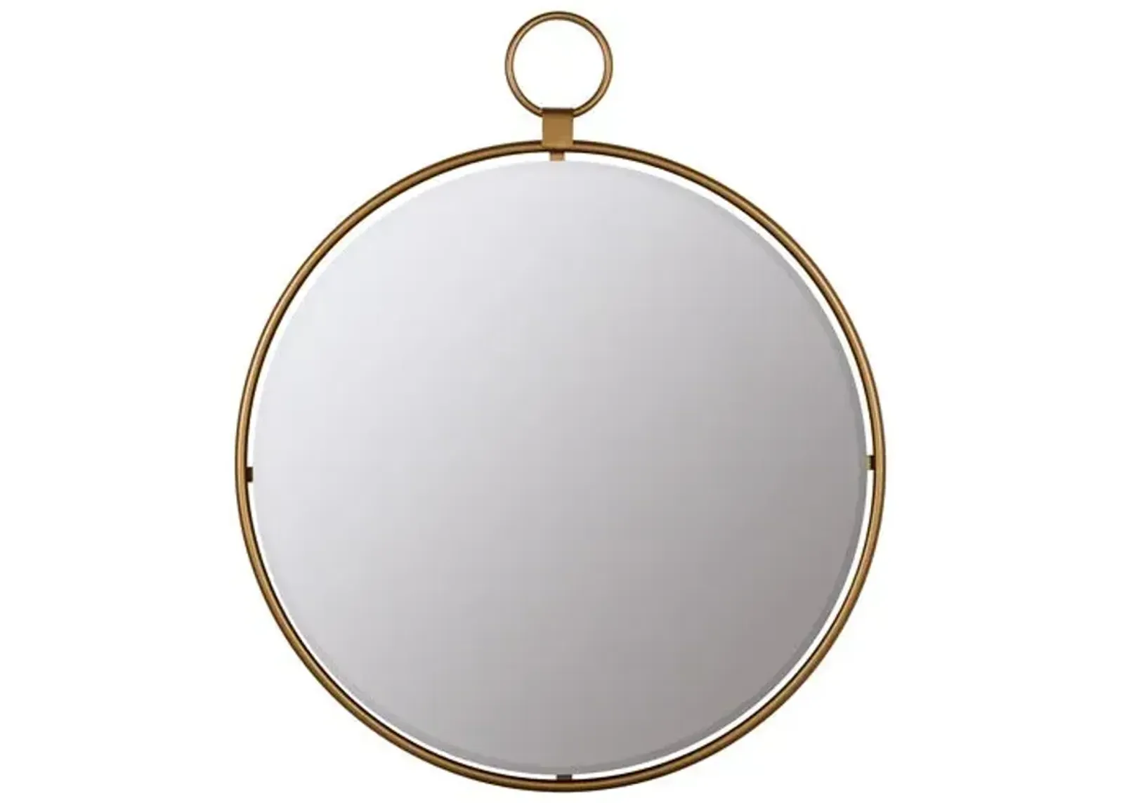 Lynden Round Wall Mirror - Gold