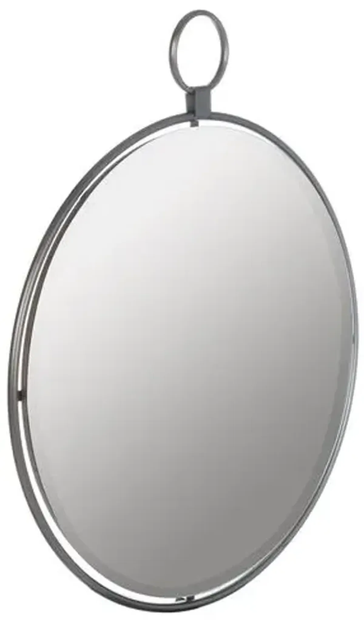 Lynden Round Wall Mirror - Silver
