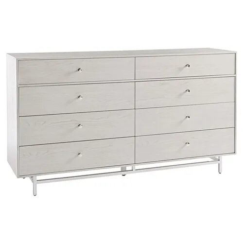 Kane 6-Drawer Dresser - Ivory