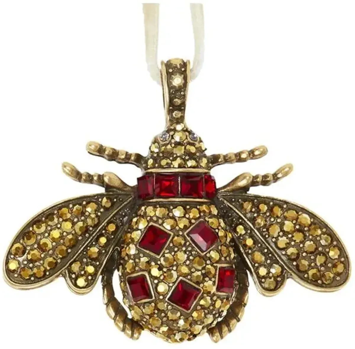 Asst. of 3 Jeweled Insect Ornaments - Gold - Joanna Buchanan