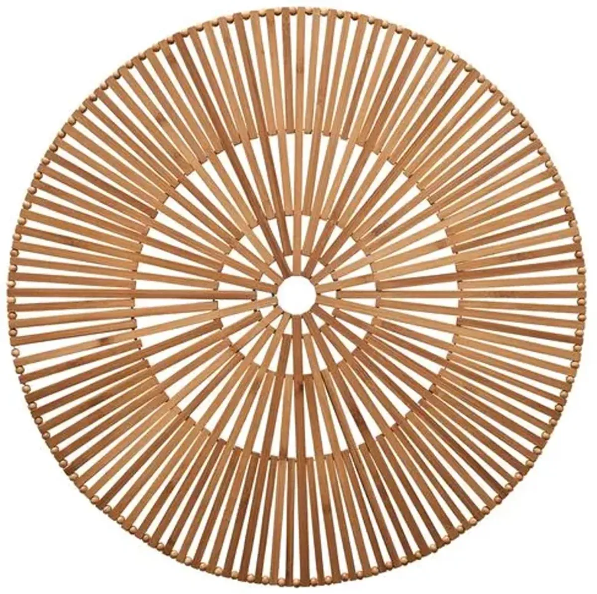 Set of 4 Spoke Placemat - Brown - Kim Seybert