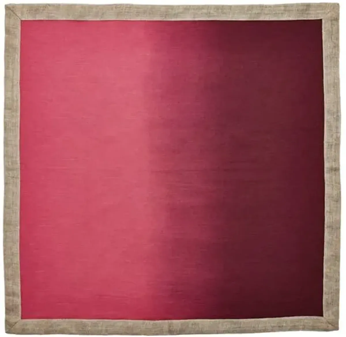 Set of 4 Dip-Dye Napkins - Berry/Plum - Kim Seybert