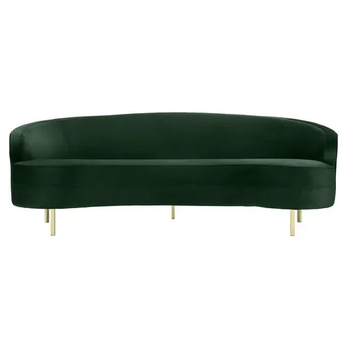 Barcelos Sofa - Green Velvet