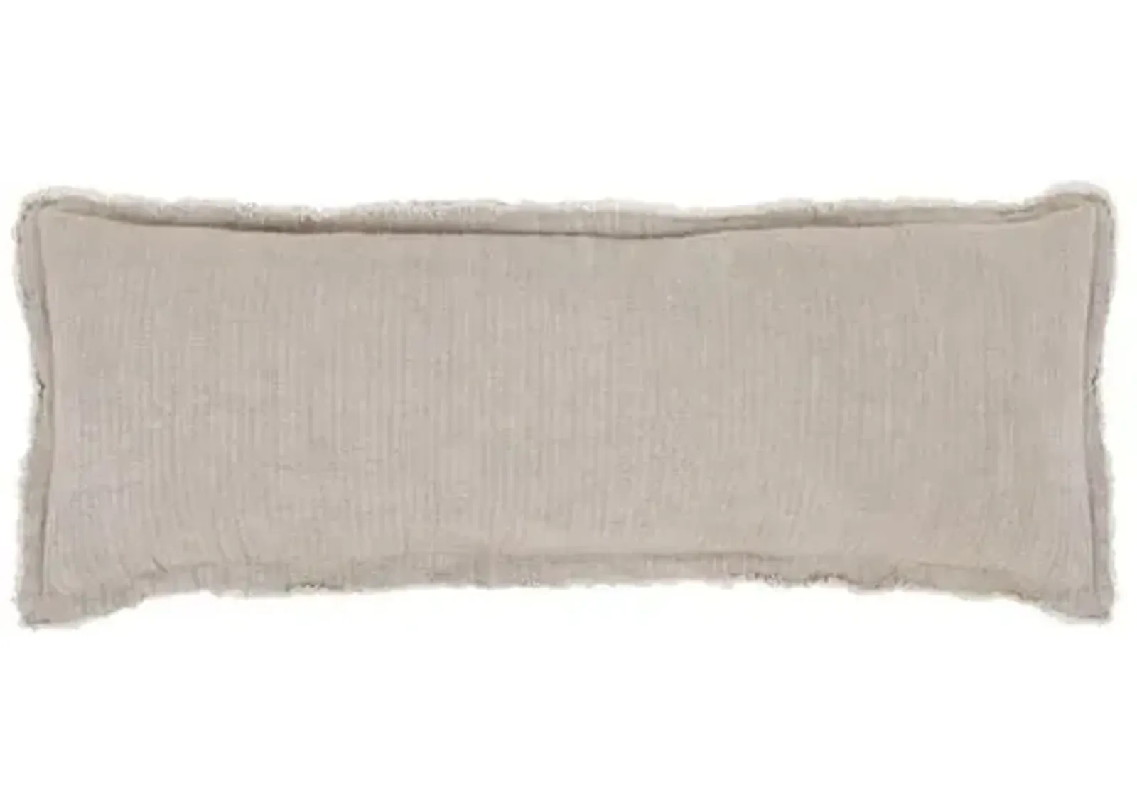 Laurel 14x40 Pillow - Pale Olive Linen - Pom Pom at Home