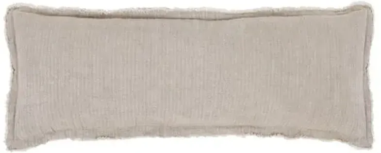 Laurel 14x40 Pillow - Pale Olive Linen - Pom Pom at Home