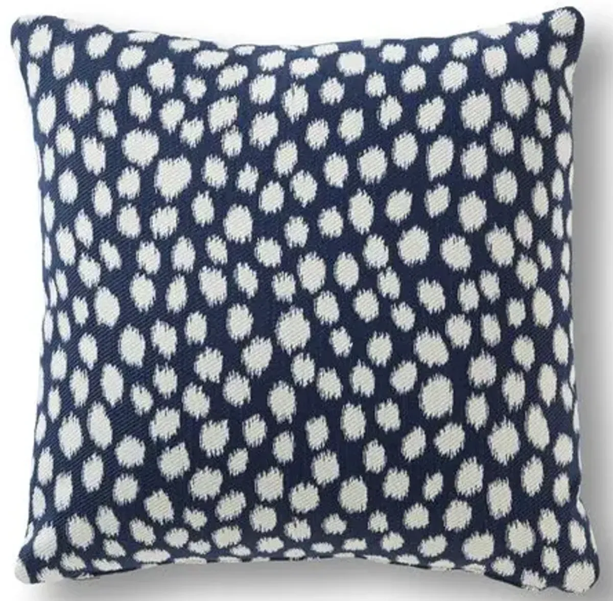 Lille 19x19 Pillow - Navy Dots